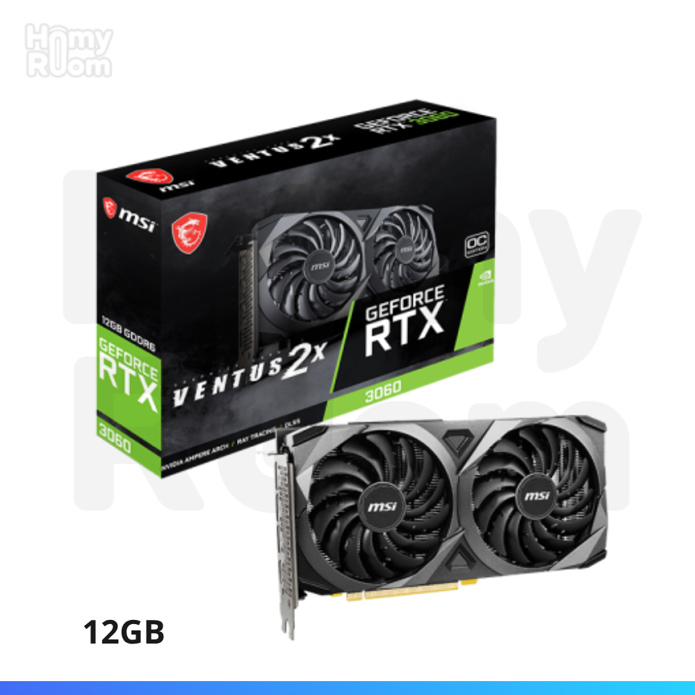 TARJETA GRÁFICA MSI RTX 3060 12GB VENTUS 2X