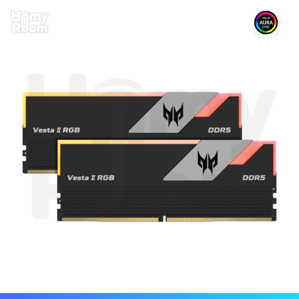 MEMORIA RAM PREDATOR VESTA II RGB BLACK 32GB (2X16GB) DDR5 6000MHZ CL34