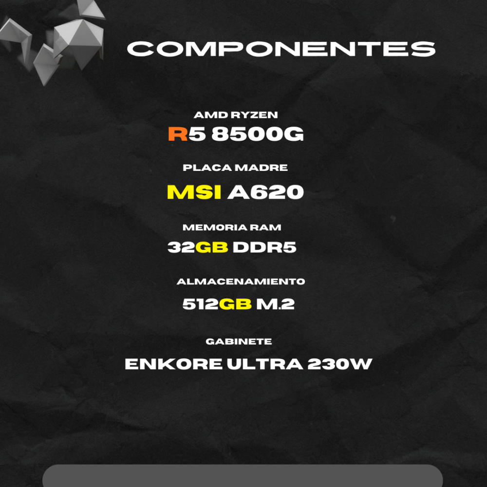 PC GAMER CON R5 8500G