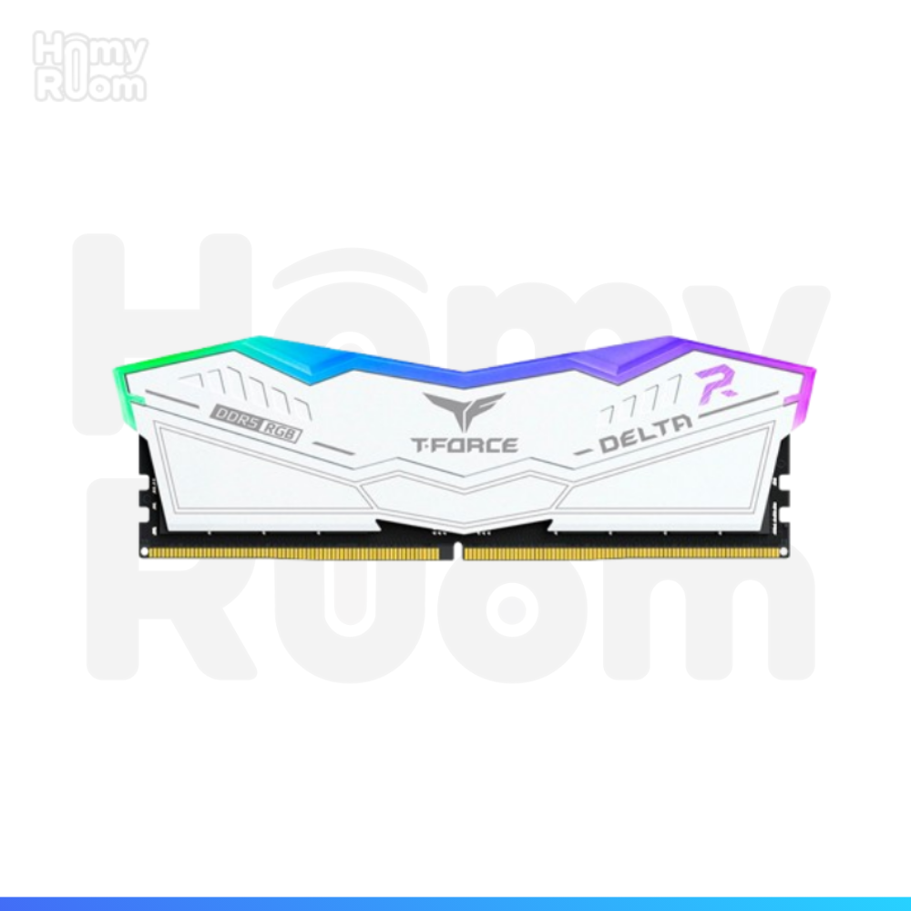 RAM TEAMGROUP DDR5 T-FORCE DELTA RGB 32GB (2 x 16 GB) CL40 6000 MHz WHITE LBS