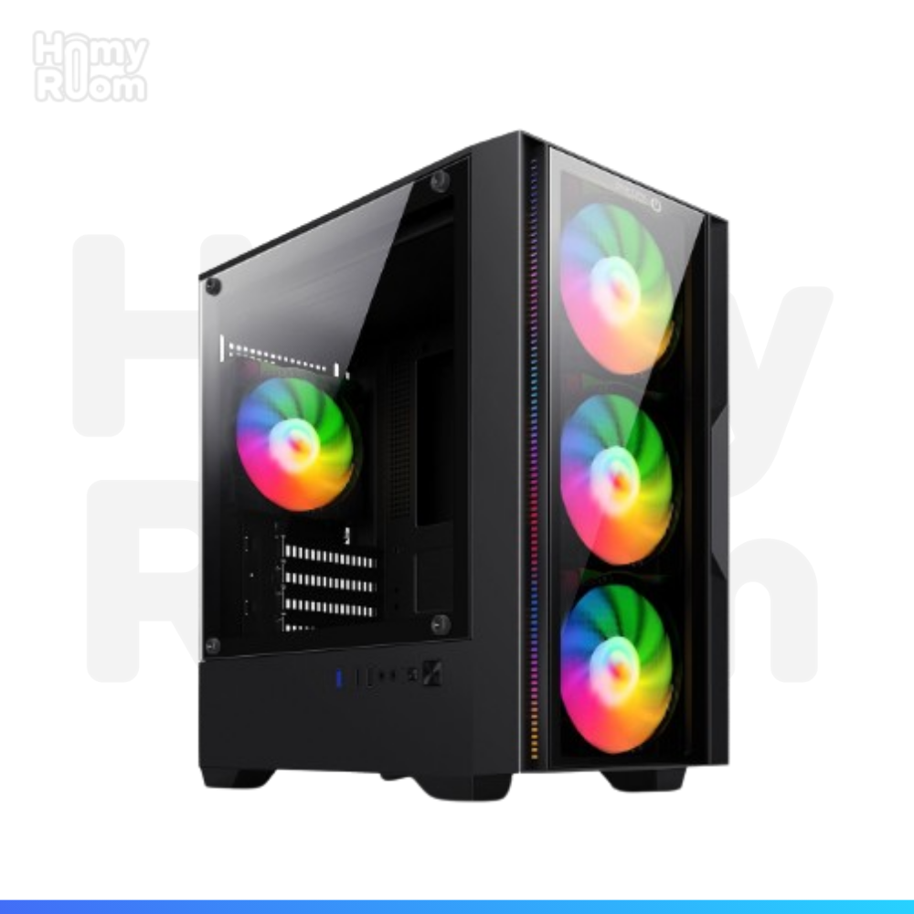 CASE GAMER ENKORE LEVITROM USB 3 4FAN S/FUENTE RAIMBOW