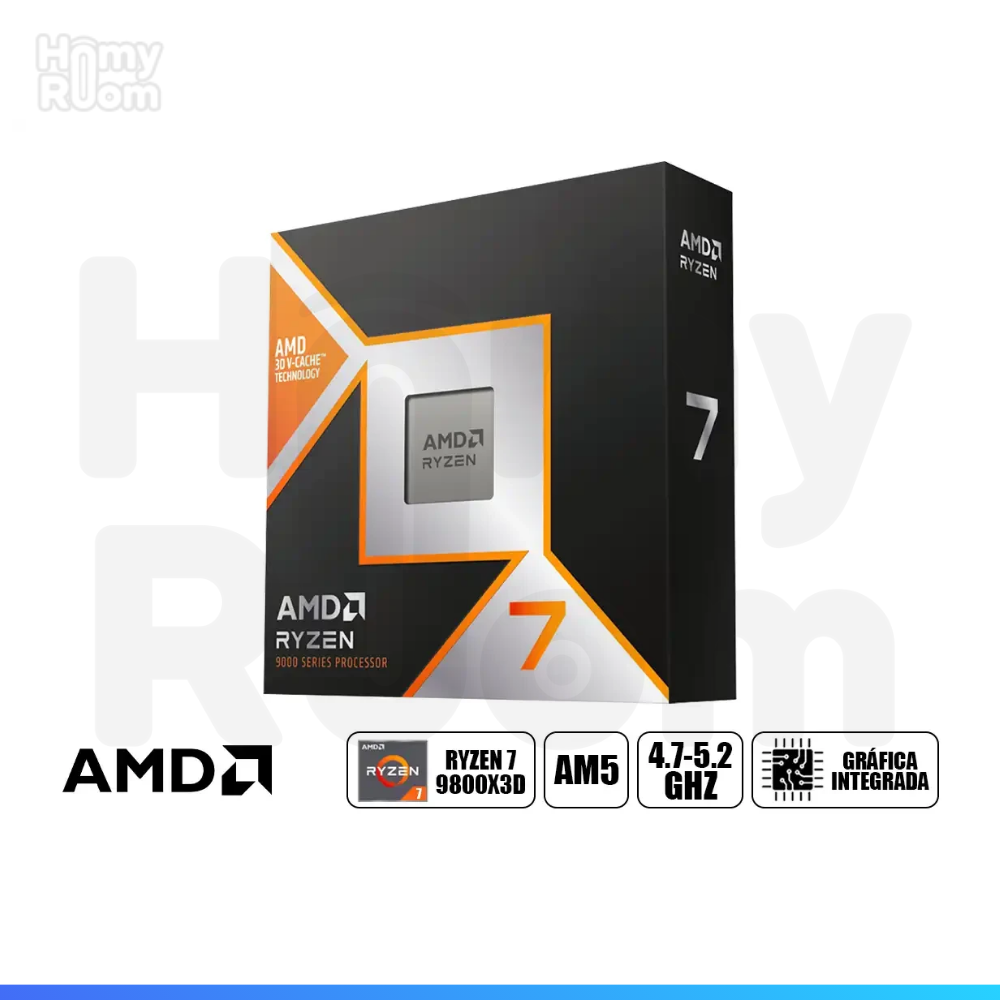 R7 9800X3D PROCESADOR AMD RYZEN 7 9800X3D